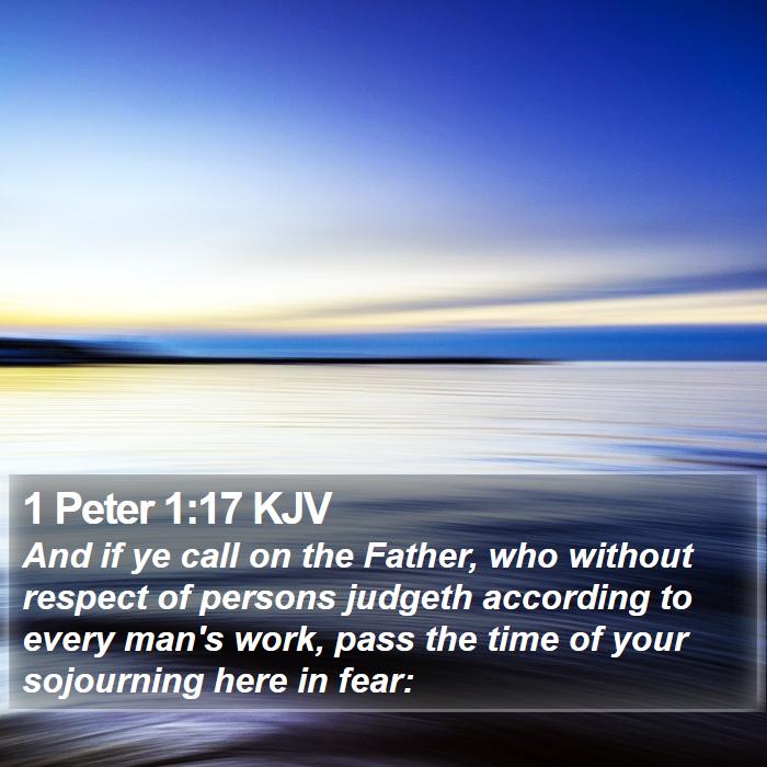 1 Peter 1:17 KJV Bible Study