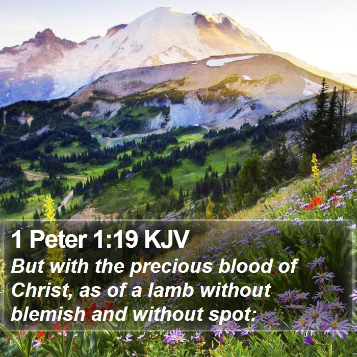 1 Peter 1:19 KJV Bible Study