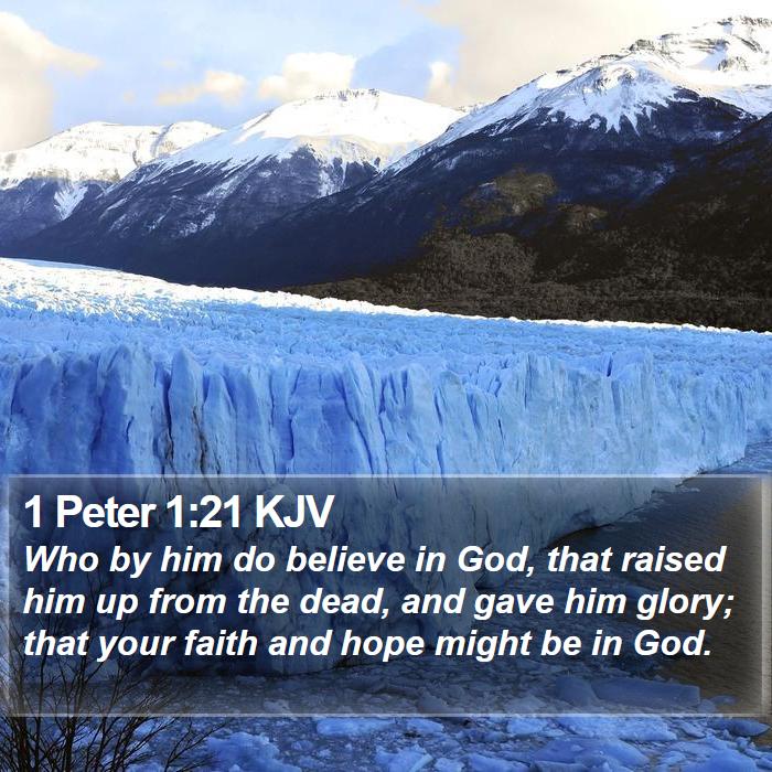 1 Peter 1:21 KJV Bible Study