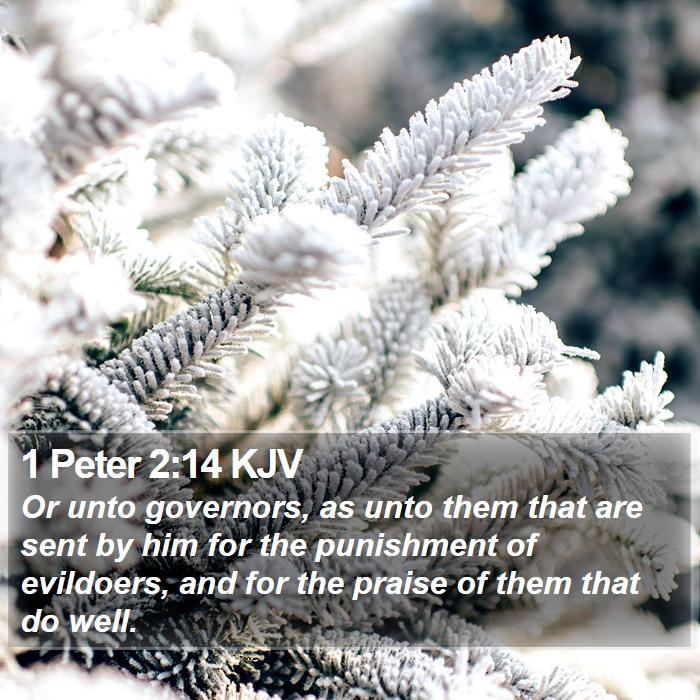 1 Peter 2:14 KJV Bible Study