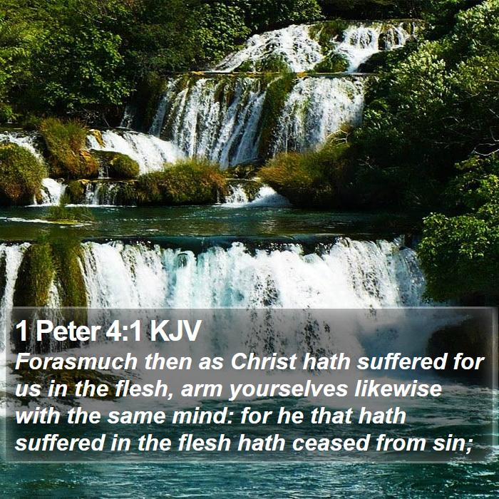 1 Peter 4:1 KJV Bible Study