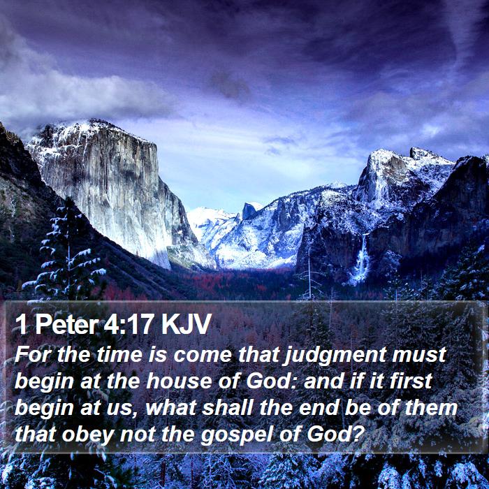 1 Peter 4:17 KJV Bible Study