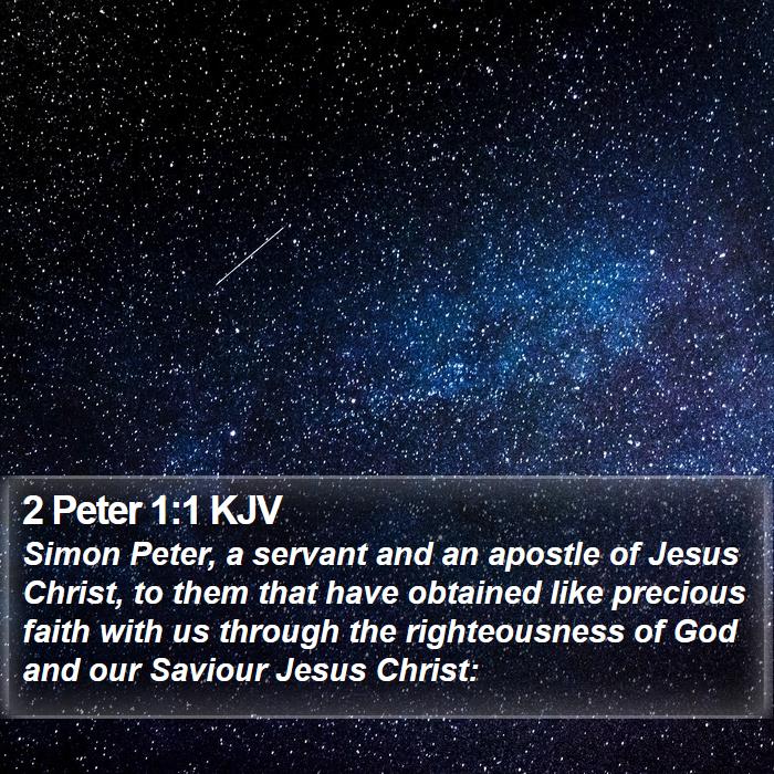 2 Peter 1:1 KJV Bible Study