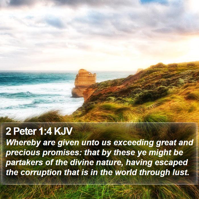 2 Peter 1:4 KJV Bible Study