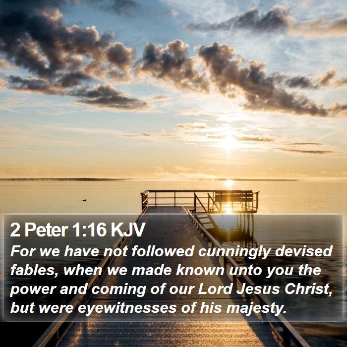 2 Peter 1:16 KJV Bible Study