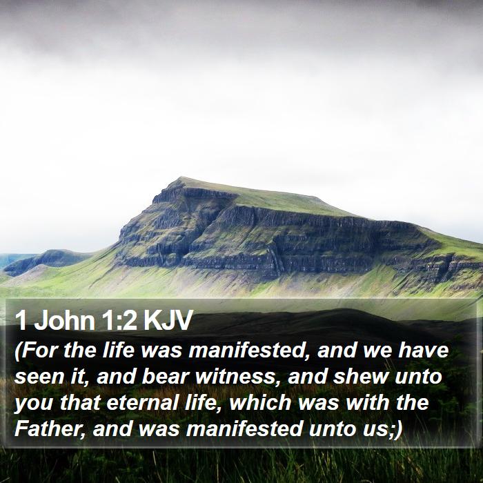 1 John 1:2 KJV Bible Study