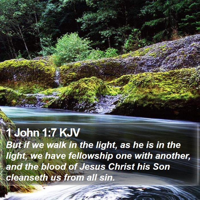 1 John 1:7 KJV Bible Study