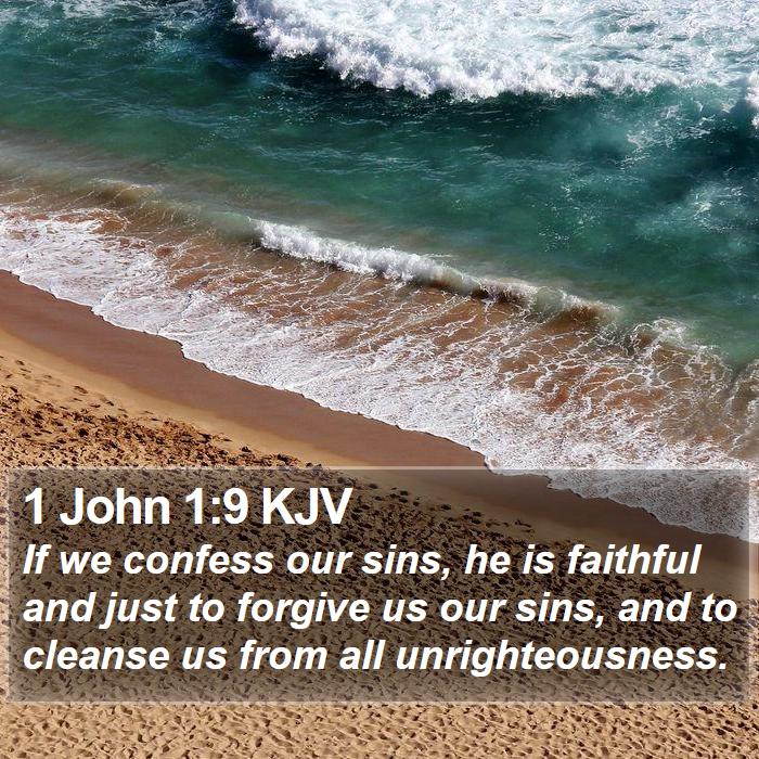 1 John 1:9 KJV Bible Study