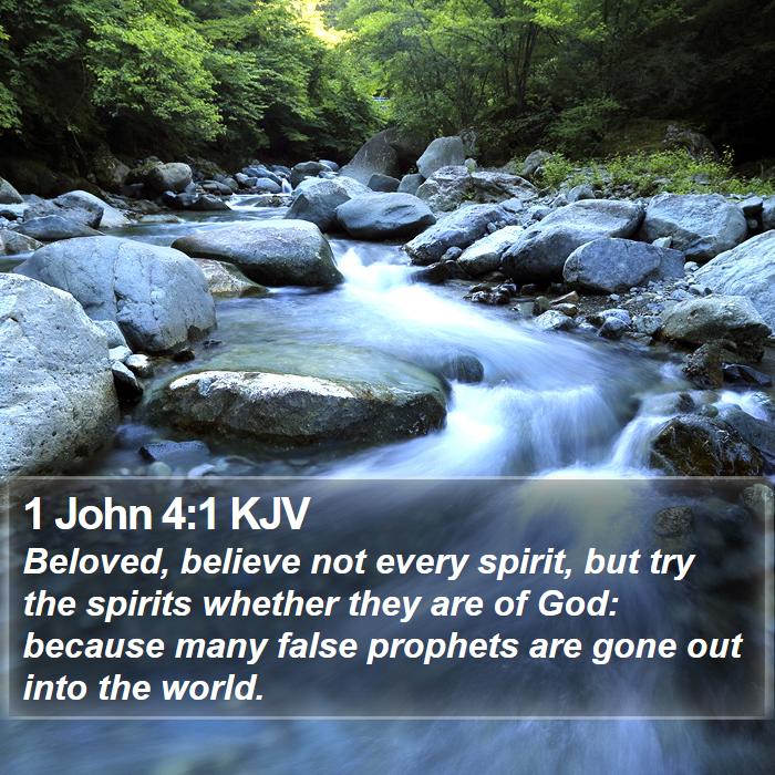 1 John 4:1 KJV Bible Study