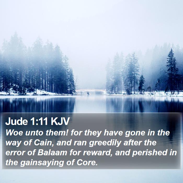 Jude 1:11 KJV Bible Study