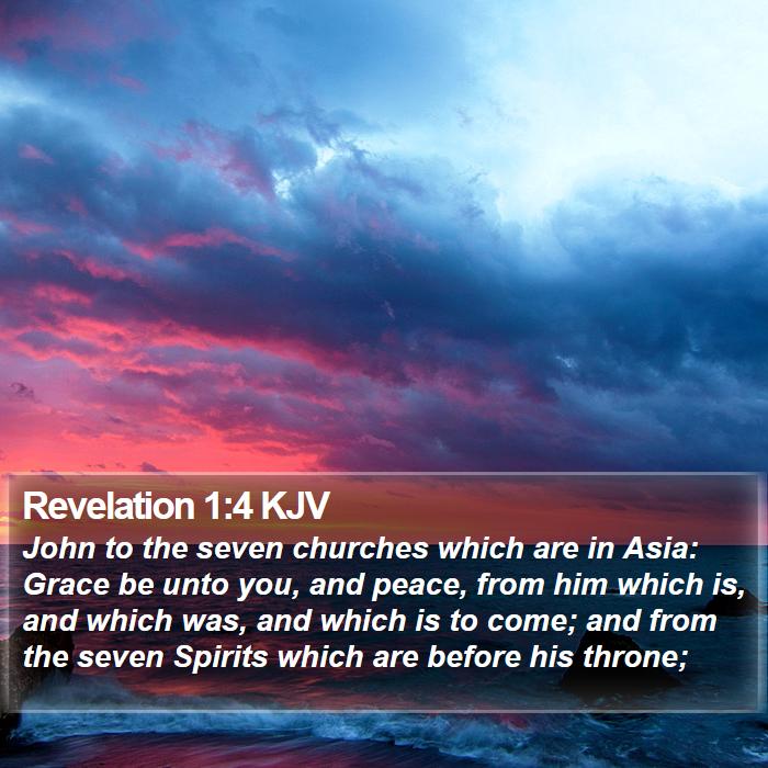 Revelation 1:4 KJV Bible Study