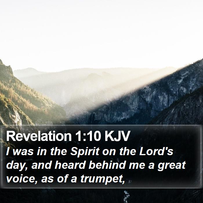 Revelation 1:10 KJV Bible Study