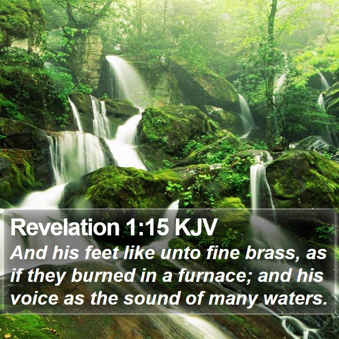 Revelation 1:15 KJV Bible Study