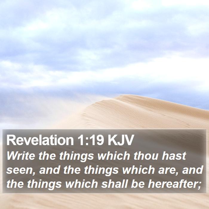 Revelation 1:19 KJV Bible Study