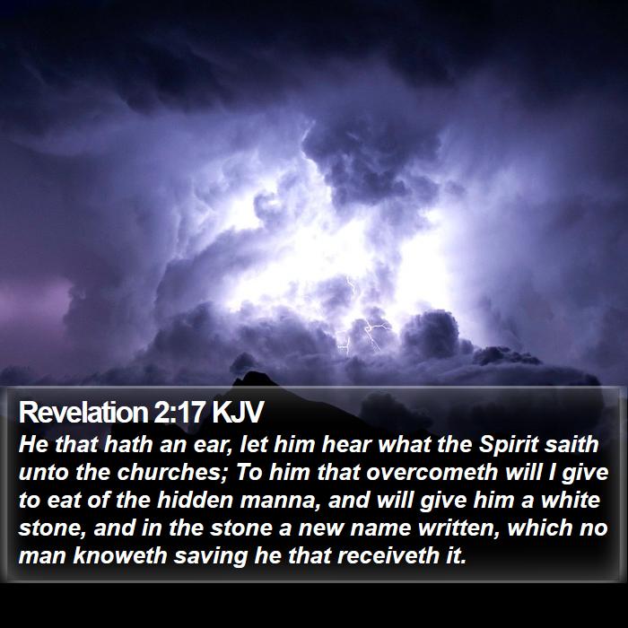 Revelation 2:17 KJV Bible Study