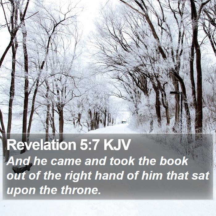 Revelation 5:7 KJV Bible Study