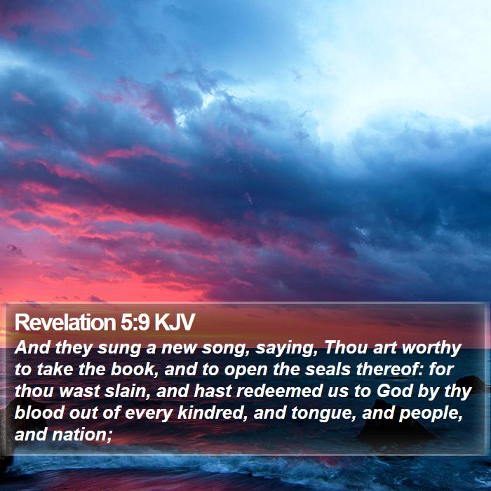 Revelation 5:9 KJV Bible Study