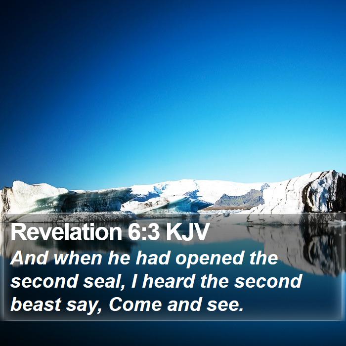 Revelation 6:3 KJV Bible Study