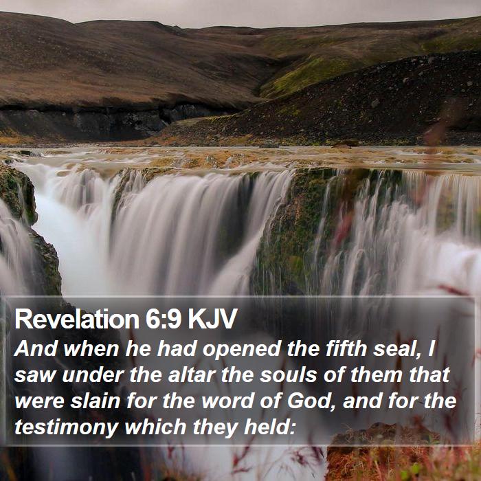 Revelation 6:9 KJV Bible Study