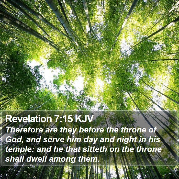 Revelation 7:15 KJV Bible Study