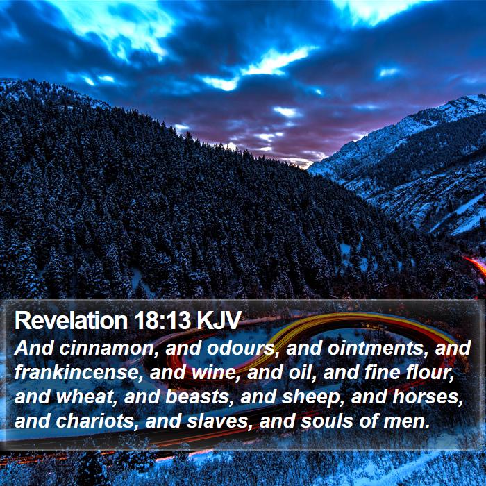 Revelation 18:13 KJV Bible Study