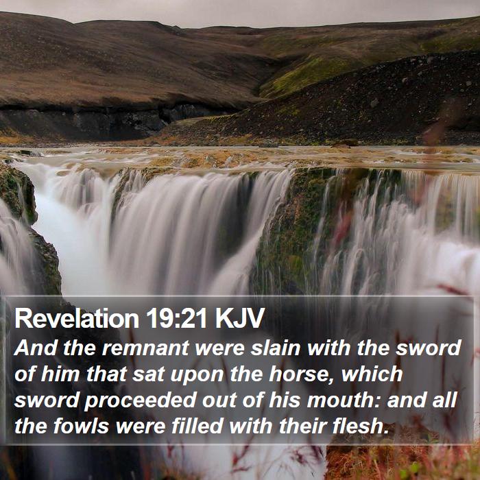 Revelation 19:21 KJV Bible Study